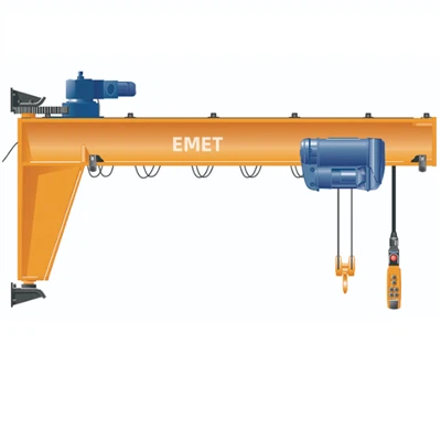 Grúa de placa montada en la pared